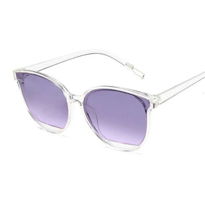 MuseLife Gafas de sol polarizadas vintage para mujer - Gafas clásicas de moda UV400 tonos púrpura
