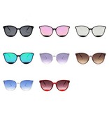 MuseLife Vintage polaryzacyjne okulary przeciwsłoneczne dla kobiet - modne klasyczne okulary UV400 odcienie różowe