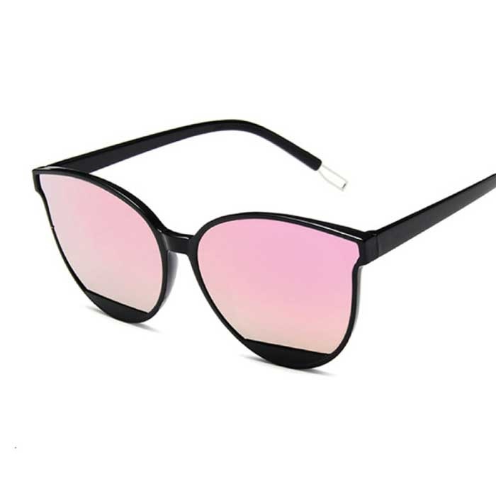 Gafas de sol polarizadas vintage para mujer - Gafas clásicas de moda UV400 tonos rosa