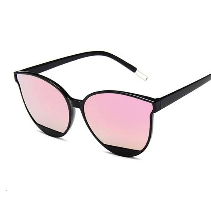 Occhiali da sole polarizzati vintage per donna - Occhiali classici alla moda UV400 sfumature rosa