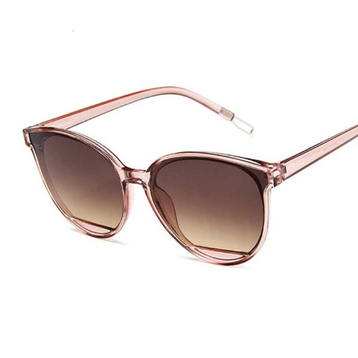 Gafas de sol polarizadas vintage para mujer - Gafas clásicas de moda UV400 tonos marrón