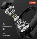 Lenovo Bezprzewodowe słuchawki LP7 - dotykowe słuchawki douszne TWS Bluetooth 5.0 Słuchawki douszne Słuchawki czarne