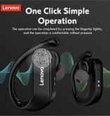 Lenovo Bezprzewodowe słuchawki LP7 - dotykowe słuchawki douszne TWS Bluetooth 5.0 Słuchawki douszne Słuchawki czarne