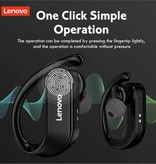Lenovo Écouteurs sans fil LP7 - Écouteurs à commande tactile TWS Écouteurs Bluetooth 5.0 Écouteurs Écouteurs Noir