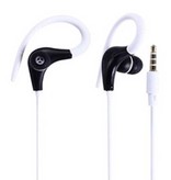 Meuyag Écouteurs AUX 3,5 mm avec crochet d'oreille - Écouteurs filaires Écouteurs Blanc