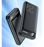 Essager Power Bank 20.000mAh with 3 Charging Ports - 20W PD External Emergency Battery LED Display Battery Charger Charger Black