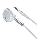 Lenovo XF06 Oordopjes met Microfoon - 3.5mm AUX Oortjes Wired Earphones Oortelefoon Zwart