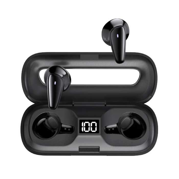 XT95 Draadloze Oortjes Ultra Dun - TWS Oordopjes Bluetooth 5.0 Sport Earphones Earbuds Oortelefoon Zwart