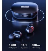 Lenovo Écouteurs sans fil ThinkPlus PD1X - Écouteurs TWS Écouteurs Bluetooth 5.0 Sport Écouteurs Écouteurs Noir