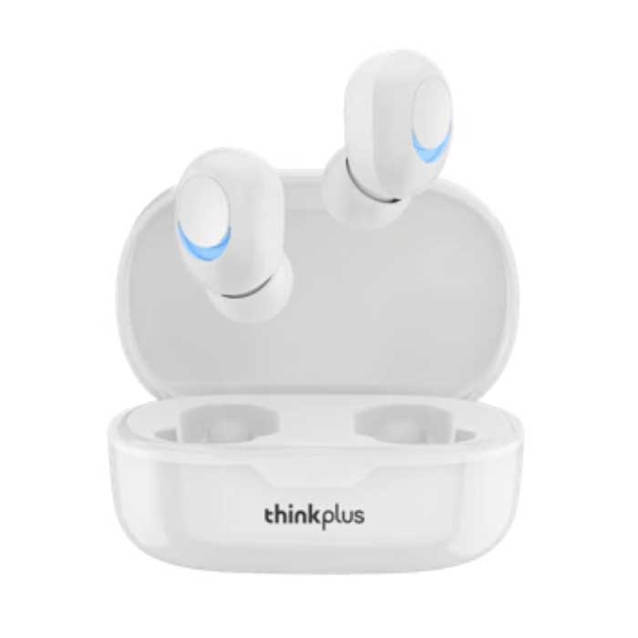ThinkPlus PD1X Bezprzewodowe słuchawki - TWS Słuchawki douszne Bluetooth 5.0 Słuchawki douszne Słuchawki białe