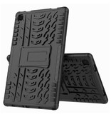 Stuff Certified® Samsung Galaxy Tab A7 (10.4") Shockproof Cover met Kickstand - Multifunctioneel Hoesje Case Zwart
