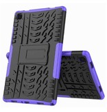 Stuff Certified® Samsung Galaxy Tab A7 (10.4") Cover Antiurto con Cavalletto - Custodia Multifunzione Viola