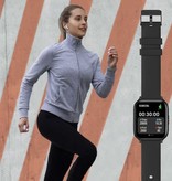 COLMI P8 Mix Smartwatch Smartband Smartfon Fitness Sportowy zegarek do śledzenia aktywności IP67 iOS iPhone Android Silikonowy pasek Czarny