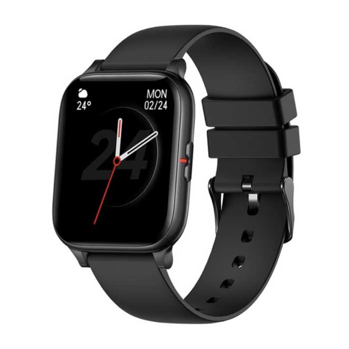 P8 Mix Smartwatch Smartband Smartphone Fitness Sport Activity Tracker Watch IP67 iOS iPhone Android Silicone Strap Black