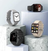 COLMI P8 Mix Smartwatch Smartband Smartfon Fitness Sportowy zegarek do śledzenia aktywności IP67 iOS iPhone Android Silikonowy pasek Szary