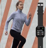 COLMI P8 Mix Smartwatch Smartband Smartfon Fitness Sportowy zegarek do śledzenia aktywności IP67 iOS iPhone Android Silikonowy pasek Szary