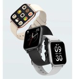 COLMI P8 Mix Smartwatch Smartband Smartphone Fitness Sport Activité Tracker Montre IP67 iOS iPhone Android Bracelet en Silicone Gris