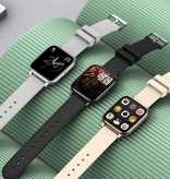 COLMI P8 Mix Smartwatch Smartband Smartfon Fitness Sportowy zegarek do śledzenia aktywności IP67 iOS iPhone Android Silikonowy pasek Złoty