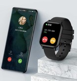 COLMI P8 Mix Smartwatch Smartband Smartfon Fitness Sportowy zegarek do śledzenia aktywności IP67 iOS iPhone Android Silikonowy pasek Różowy