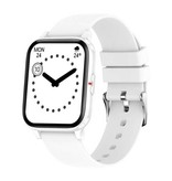 COLMI P8 Mix Smartwatch Smartband Smartphone Fitness Sport Activity Tracker Reloj IP67 iOS iPhone Android Correa de silicona Blanco