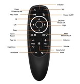 Stuff Certified® G10S Wireless Remote Control Mouse 2,4 GHz Air Mouse für Smart TV Media Player Box Android