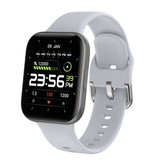 COLMI P8 SE Plus Smartwatch Smartband Smartfon Fitness Sportowy zegarek do śledzenia aktywności IP68 iOS iPhone Android Silikonowy pasek Szary