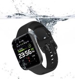 COLMI P8 SE Plus Smartwatch Smartband Smartfon Fitness Sportowy zegarek do śledzenia aktywności IP68 iOS iPhone Android Silikonowy pasek Złoty