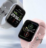 COLMI P8 SE Plus Smartwatch Smartband Smartfon Fitness Sportowy zegarek do śledzenia aktywności IP68 iOS iPhone Android Silikonowy pasek Złoty