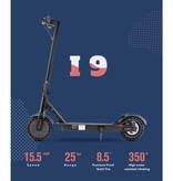 iScooter I9 Vouwbare Elektrische Scooter - Off-Road Smart E Step met App - 350W - 30 km/u - 8.5 inch Wielen - Zwart