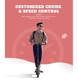 iScooter I9 Vouwbare Elektrische Scooter - Off-Road Smart E Step met App - 350W - 30 km/u - 8.5 inch Wielen - Zwart