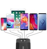 PZOZ 2.1A Stekkerlader - Dual 2-Port USB Fast Charge Oplader Muur Wallcharger AC Thuislader Adapter Zwart