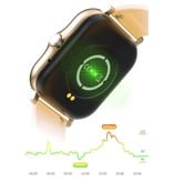 ZODVBOZ 1,69" Smartwatch Smartband Fitness Sport Activity Tracker Uhr IP67 iOS iPhone Android Silikonarmband Schwarz