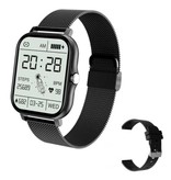 ZODVBOZ 1.69 "Smartwatch Smartband Fitness Sportowy zegarek do śledzenia aktywności IP67 iOS iPhone Android Mesh Pasek Czarny