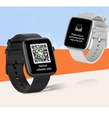 Sanlepus 1.8" Smartwatch - pasek silikonowy Fitness Sportowy zegarek do śledzenia aktywności GPS Voice Assistant Android różowy