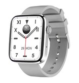 Sanlepus Smartwatch de 1,8" - Correa de silicona Fitness Sport Activity Tracker Reloj GPS Asistente de voz Android Gris
