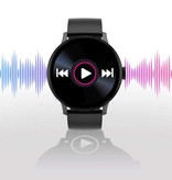 Sanlepus Smartwatch bez oprawki Pasek siatkowy Fitness Sportowy zegarek do śledzenia aktywności Android Srebrny