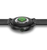 Sanlepus Bezramkowy Smartwatch Siatkowy pasek Fitness Sportowy zegarek do śledzenia aktywności Android Czarny