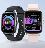 COLMI P28 Smartwatch Siliconen Bandje Fitness Sport Activity Tracker Horloge Android iOS Zwart