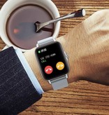 COLMI P28 Smartwatch Silikonowy pasek Fitness Sportowy zegarek do śledzenia aktywności Android iOS Czarny