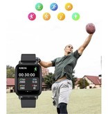 COLMI P28 Smartwatch Silikonowy pasek Fitness Sportowy zegarek do śledzenia aktywności Android iOS Czarny