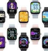 COLMI P28 Smartwatch Siliconen Bandje Fitness Sport Activity Tracker Horloge Android iOS Zilver
