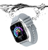 COLMI P28 Smartwatch Silicone Strap Fitness Sport Activity Tracker Watch Android iOS Silver