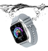 COLMI P28 Smartwatch Silikonowy pasek Fitness Sport Activity Tracker Zegarek Android iOS Srebrny