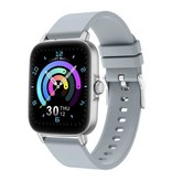 COLMI P28 Smartwatch Bracelet en Silicone Fitness Sport Activité Tracker Montre Android iOS Argent