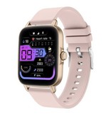 COLMI P28 Smartwatch Bracelet en Silicone Fitness Sport Activité Tracker Montre Android iOS Or