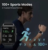 Haylou RS4 Plus Smartwatch Pasek magnetyczny Fitness Sportowy zegarek do śledzenia aktywności Android iOS Srebrny