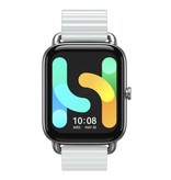 Haylou RS4 Plus Smartwatch Pasek magnetyczny Fitness Sportowy zegarek do śledzenia aktywności Android iOS Srebrny