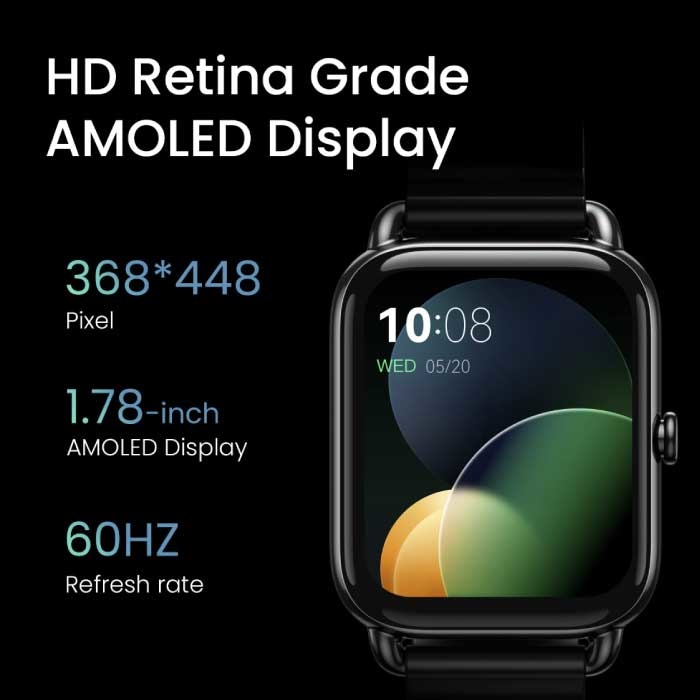 Haylou RS4 Plus Smartwatch Magnetisch Bandje Fitness Sport Activity Tracker Horloge Android iOS Goud