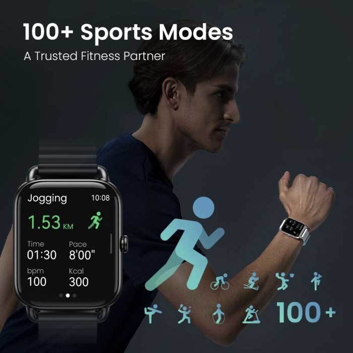 Haylou RS4 Plus Smartwatch Magnetisch Bandje Fitness Sport Activity Tracker Horloge Android iOS Goud