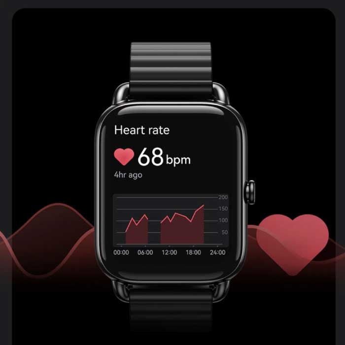 Haylou RS4 Plus Smartwatch Magnetisch Bandje Fitness Sport Activity Tracker Horloge Android iOS Goud